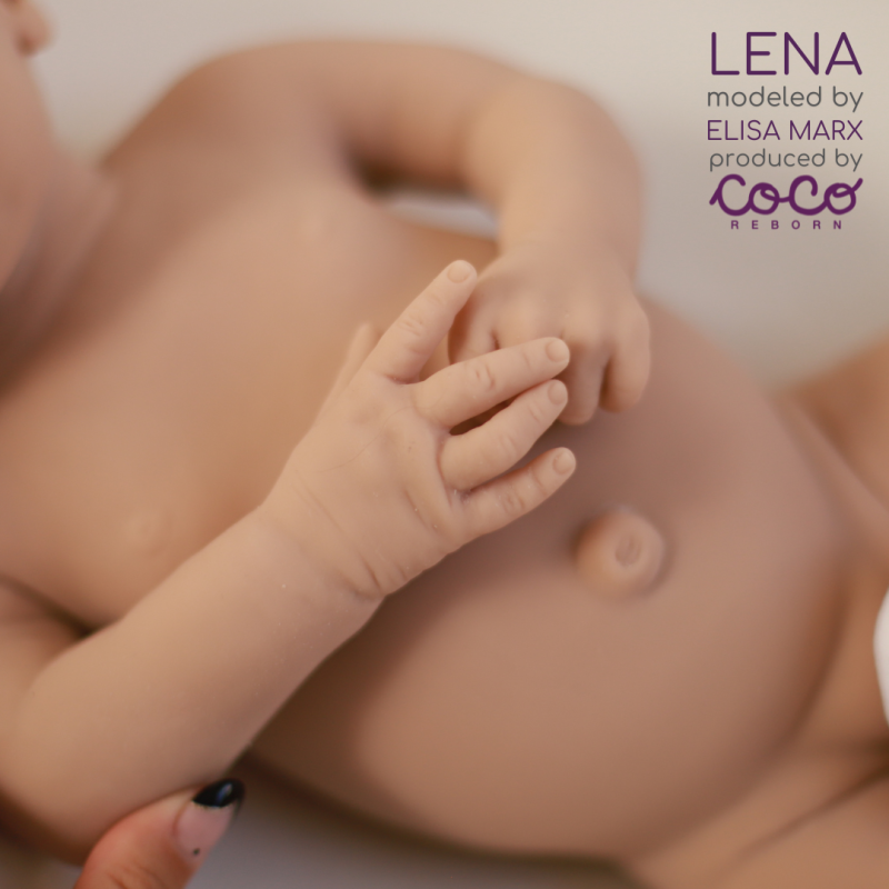 Lena sin pintar