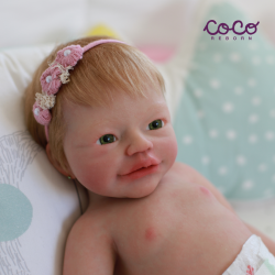 Anuk Honey Blonde and Forest Green Eyes