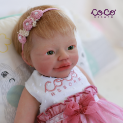 Anuk Honey Blonde and Forest Green Eyes