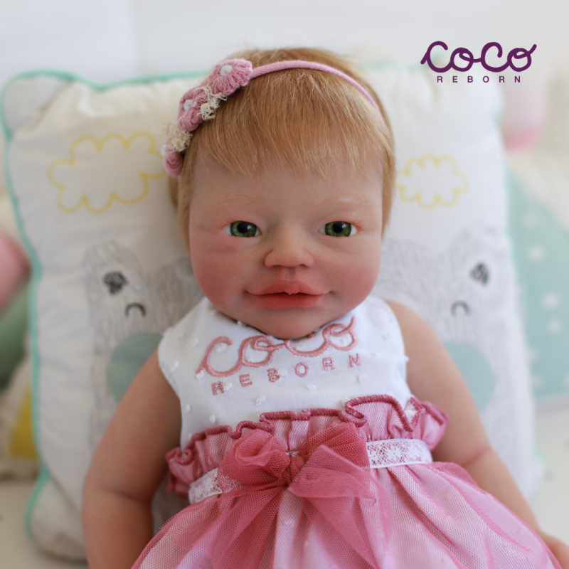 Anuk Honey Blonde and Forest Green Eyes