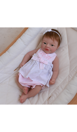 Anuk Vichy Vestido y Braguita Rosa