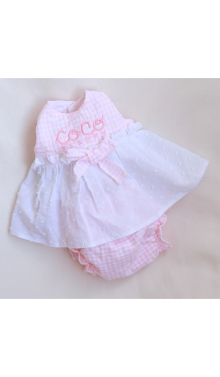 Anuk Vichy Dress and Pink Panties