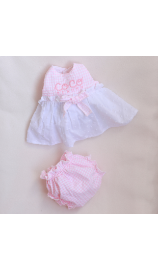 Anuk Vichy Dress and Pink Panties