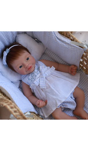 Anuk Vichy Dress and Light Blue Panties