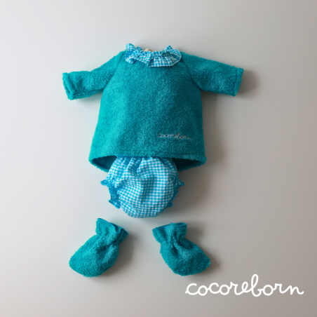 Conjunto Vichy Turquesa MF