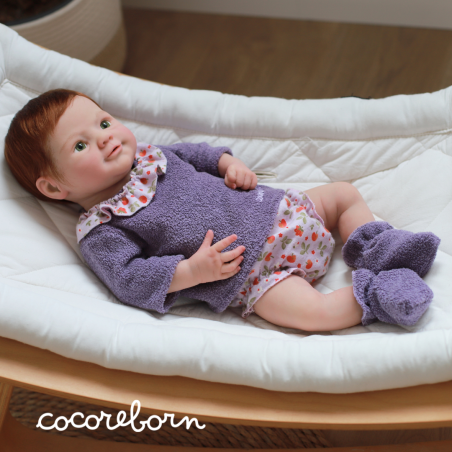 Conjunto Morado Flores MF