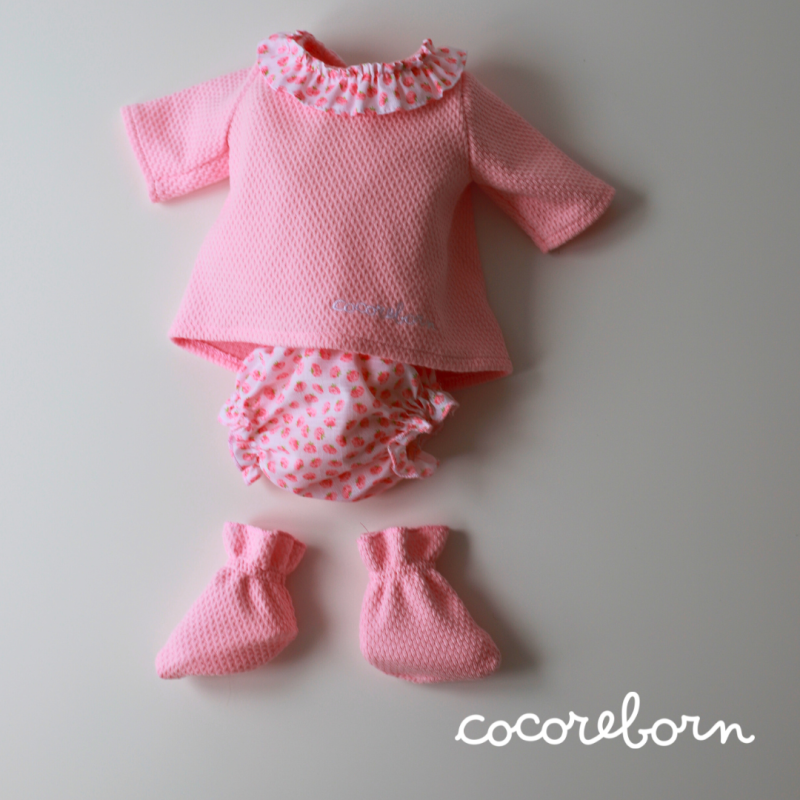 Conjunto Rosa  Fresas MF