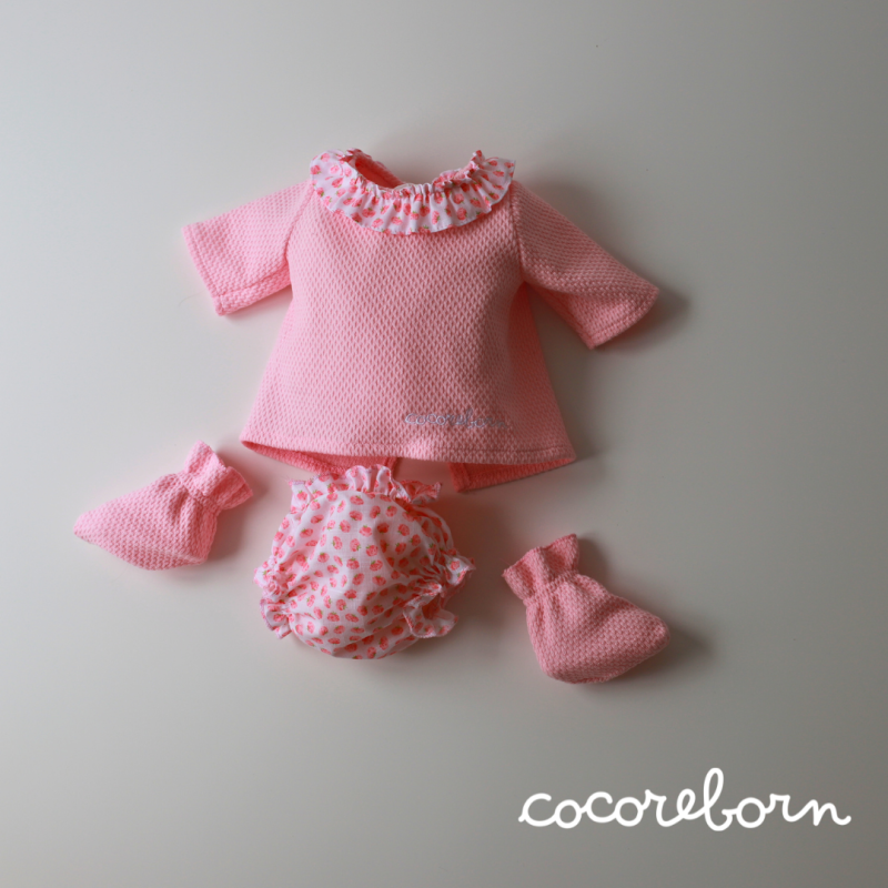 Conjunto Rosa  Fresas MF