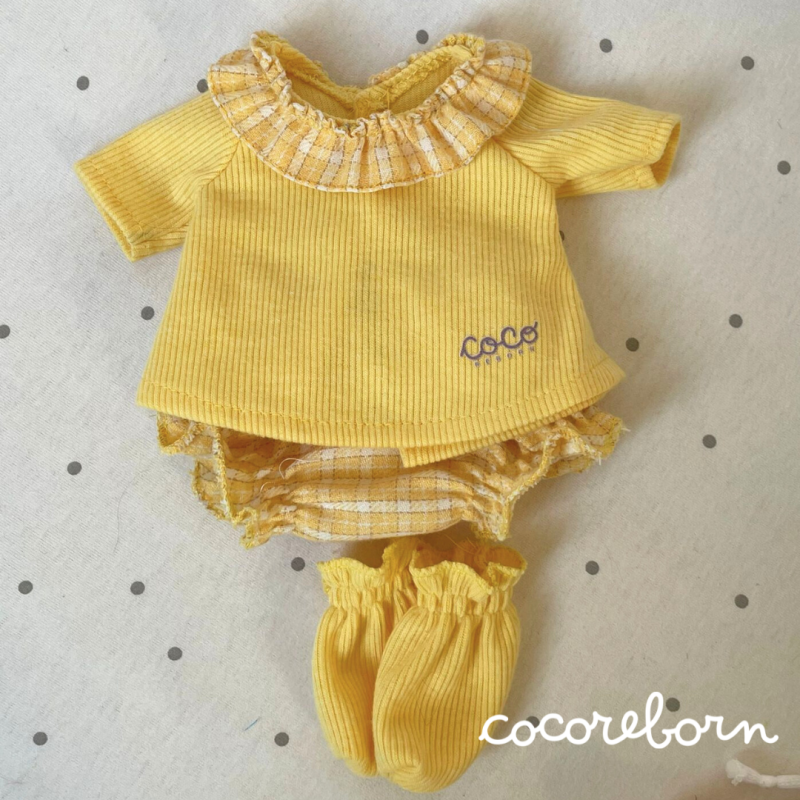 Mini Conjunto Amarillo Cuadros MF