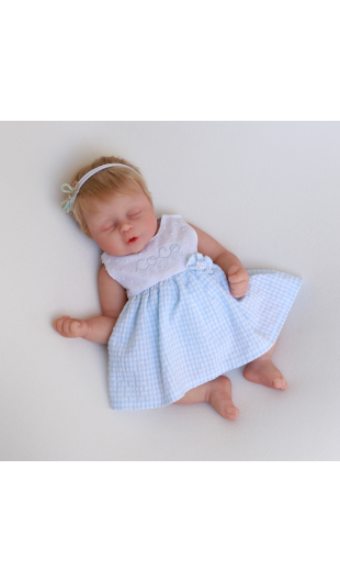 Vichy Blue Dress and Panties