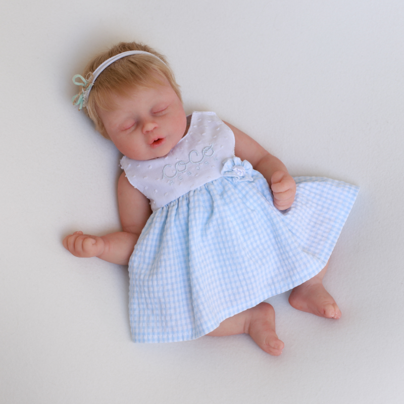 Vichy Blue Dress and Panties