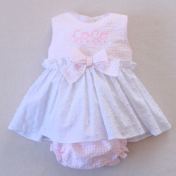 Vichy Pink Dress and Panties