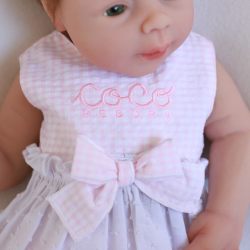 Vichy Rosa Vestido y braguita