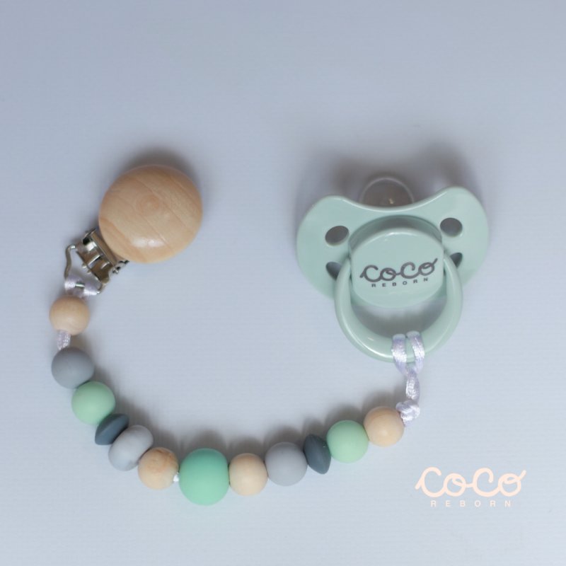 CocoReborn Pacifier and Clip Kit
