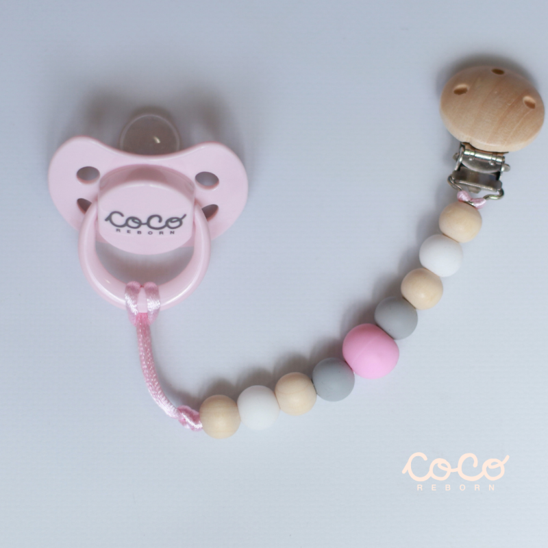 Kit de chupete y chupetero CocoReborn