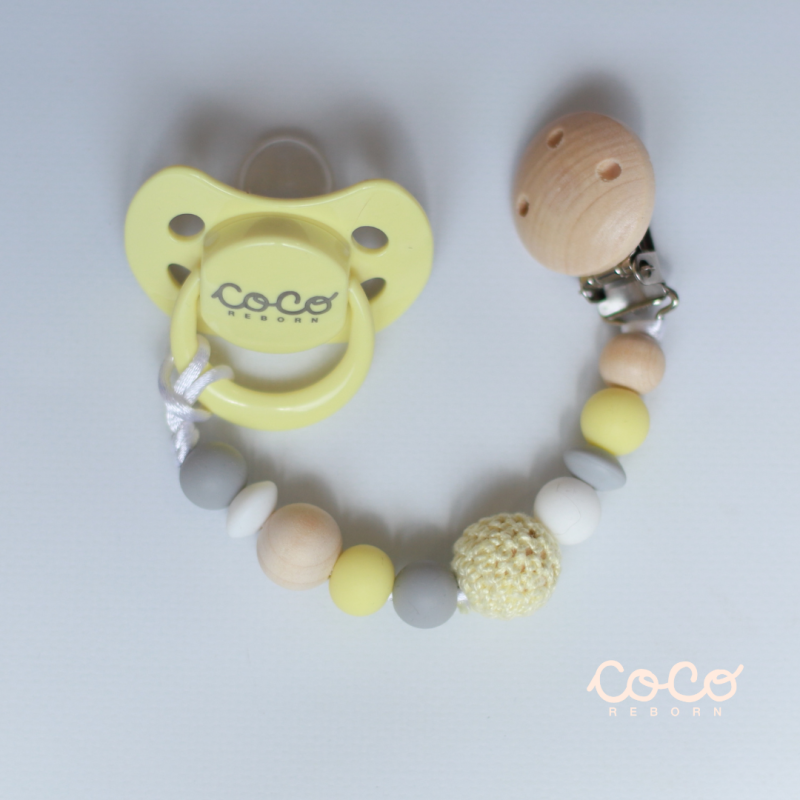 Kit de chupete y chupetero CocoReborn