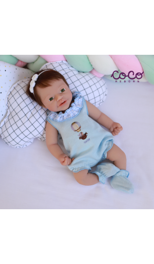 Sky Blue Balloon Romper