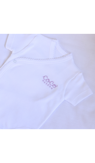 Short Sleeve Cross Bodysuit