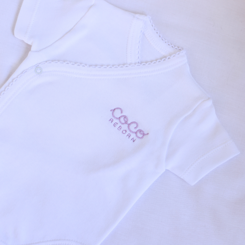 Short Sleeve Cross Bodysuit