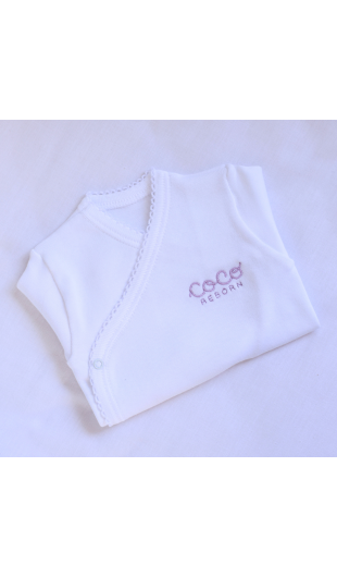 Short Sleeve Cross Bodysuit